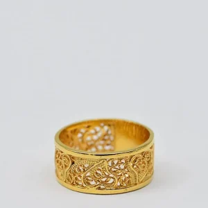 Coração de Viana I Bague en argent doré