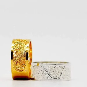 Bague en filigrane d'argent