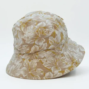 Bob réversible en coton - Beige