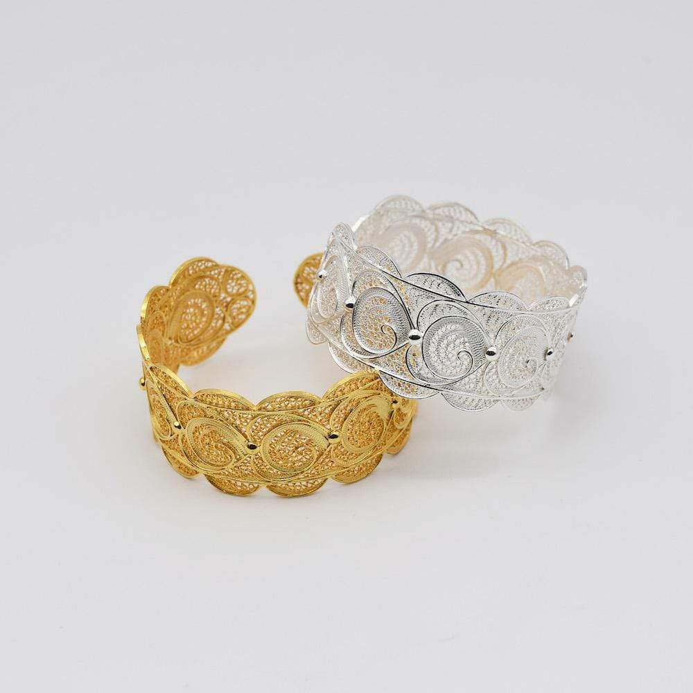 Coração I Bracelet manchette en argent – Image 5