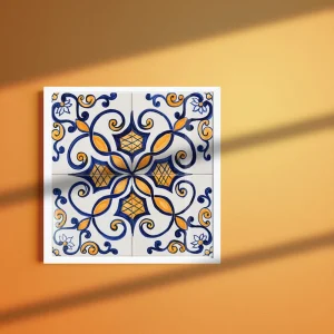 Panneau d'azulejos 28x28cm